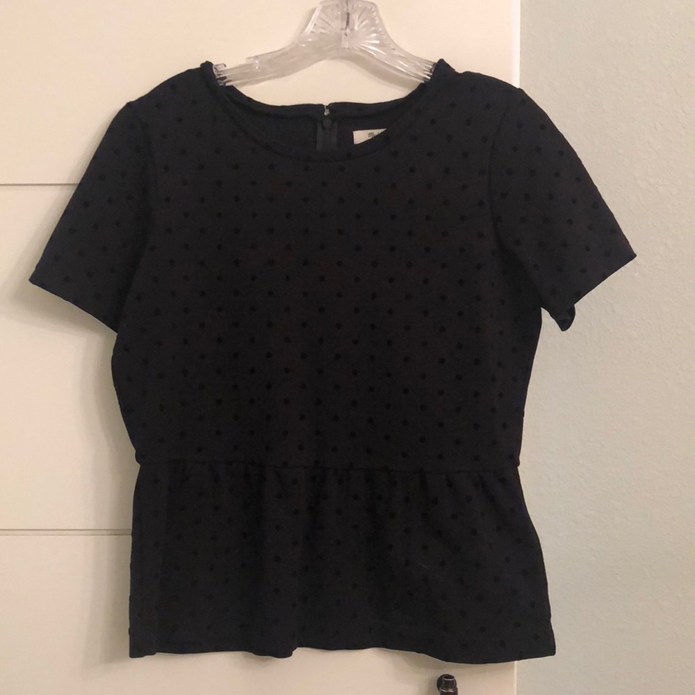 Madewell peplum top